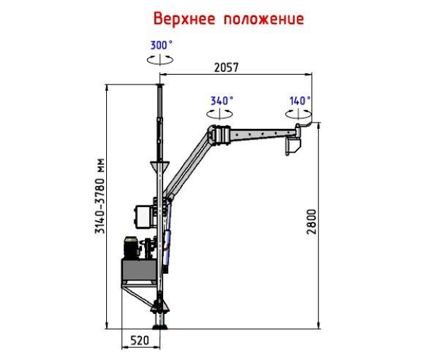 Манипулятор разгрузки туш