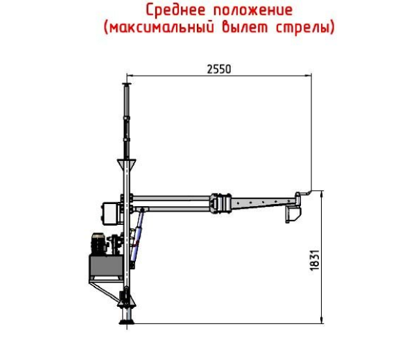 Манипулятор разгрузки туш