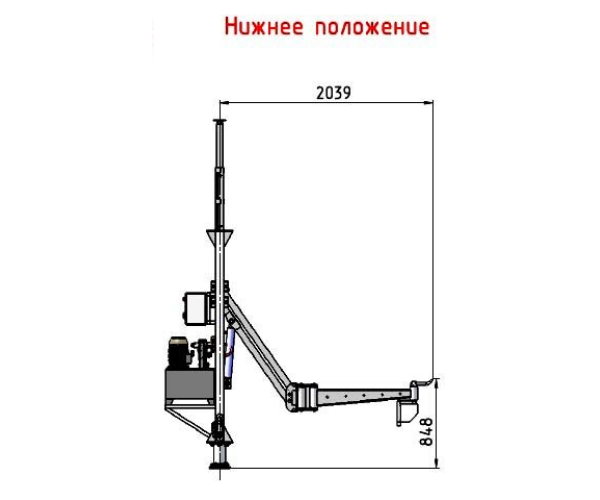 Манипулятор разгрузки туш
